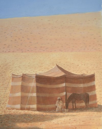 Desert Tent Rajasthan by Lincoln Seligman